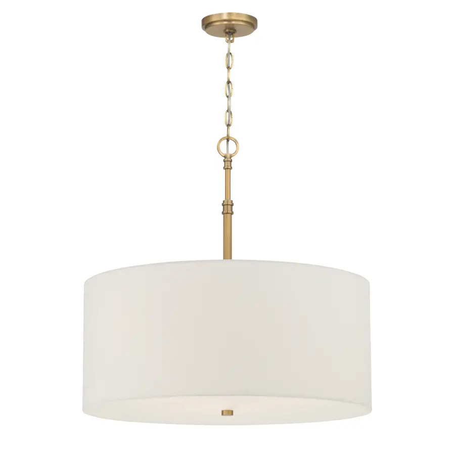 Molvene 24" 3-Light Pendant in Legacy Brass - Image 8