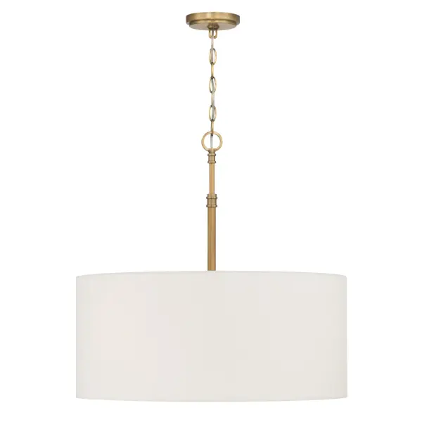 Molvene 24" 3-Light Pendant in Legacy Brass - Image 9