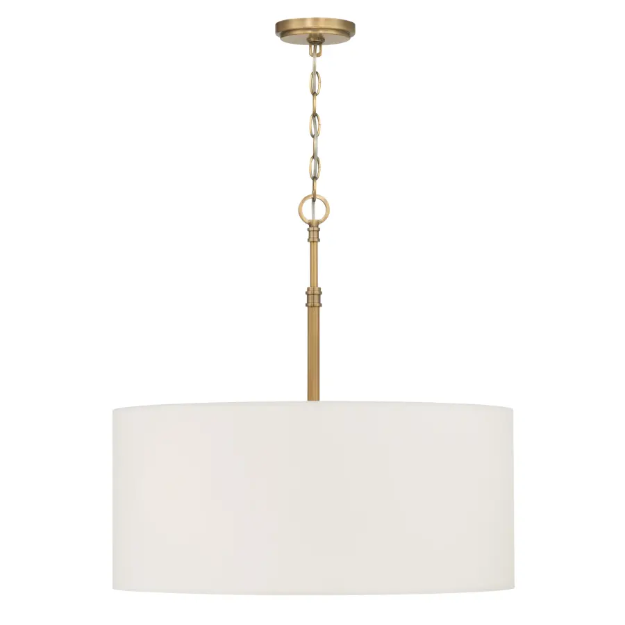 Molvene 24" 3-Light Pendant in Legacy Brass - Image 9
