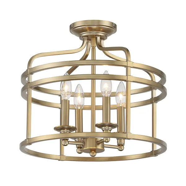 Covent Park 4-Light Semi-Flush Ceiling Light