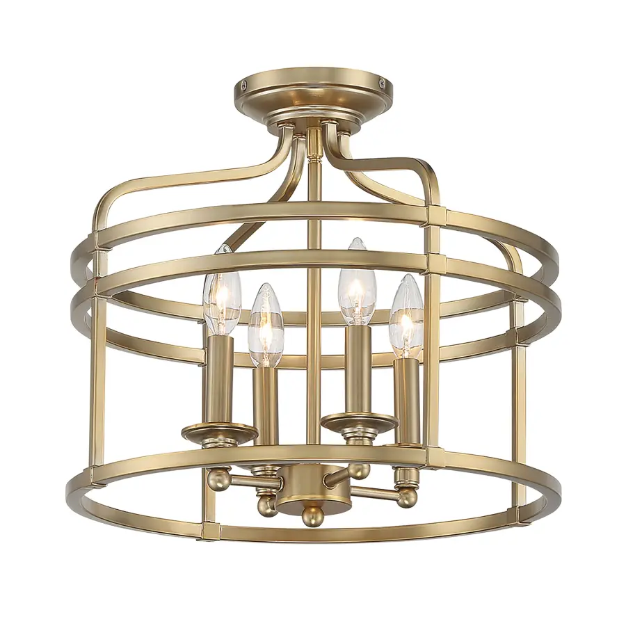 Covent Park 4-Light Semi-Flush Ceiling Light