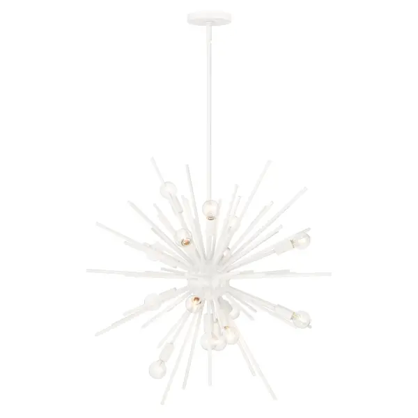 Bessel 15-Light Pendant in Sand White - Image 4