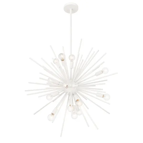 Bessel 15-Light Pendant in Sand White - Image 5
