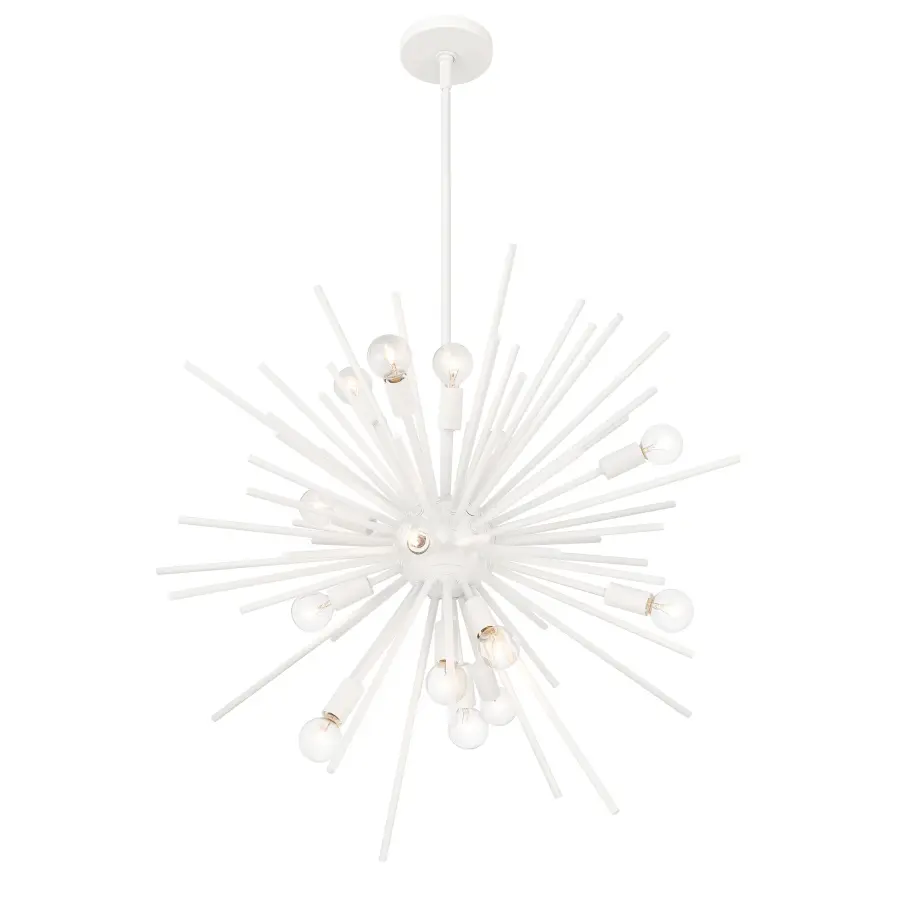 Bessel 15-Light Pendant in Sand White - Image 5