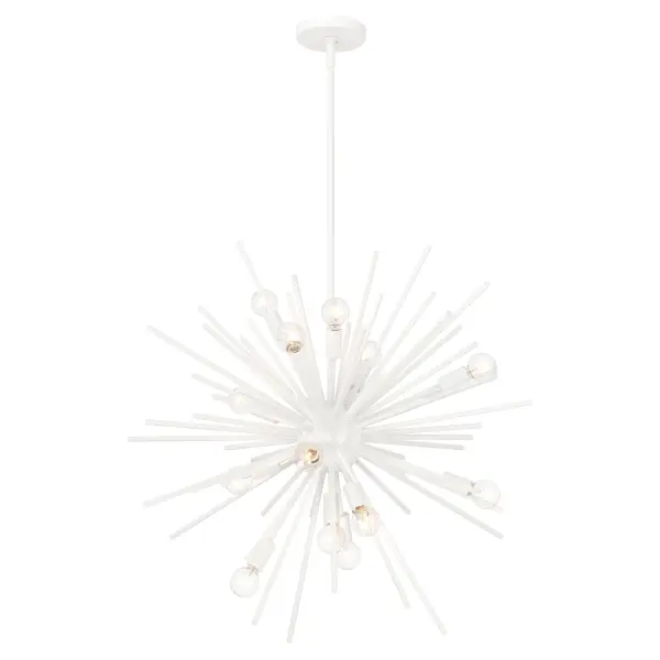 Bessel 15-Light Pendant in Sand White - Image 6