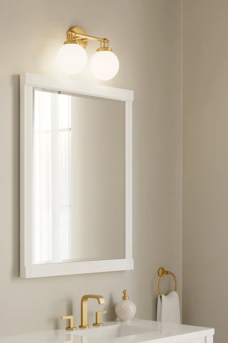 Ortesa 15" 2-Light Vanity in Legacy Brass - Image 2