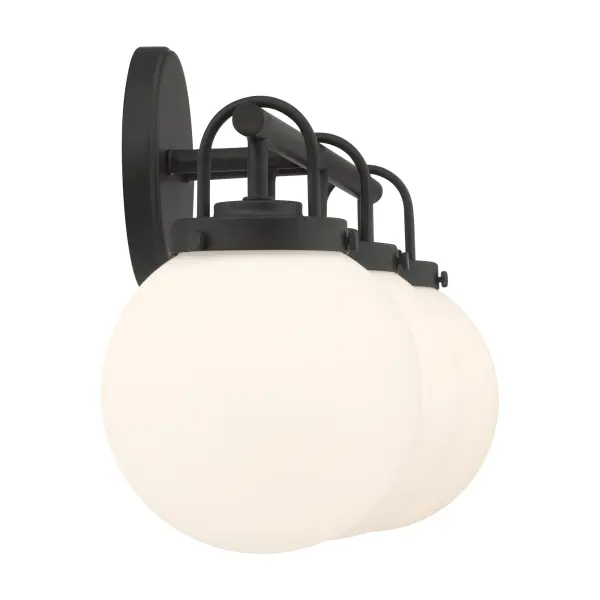 Ortesa 24" 3-Light Vanity in Dark Matte Black - Image 7