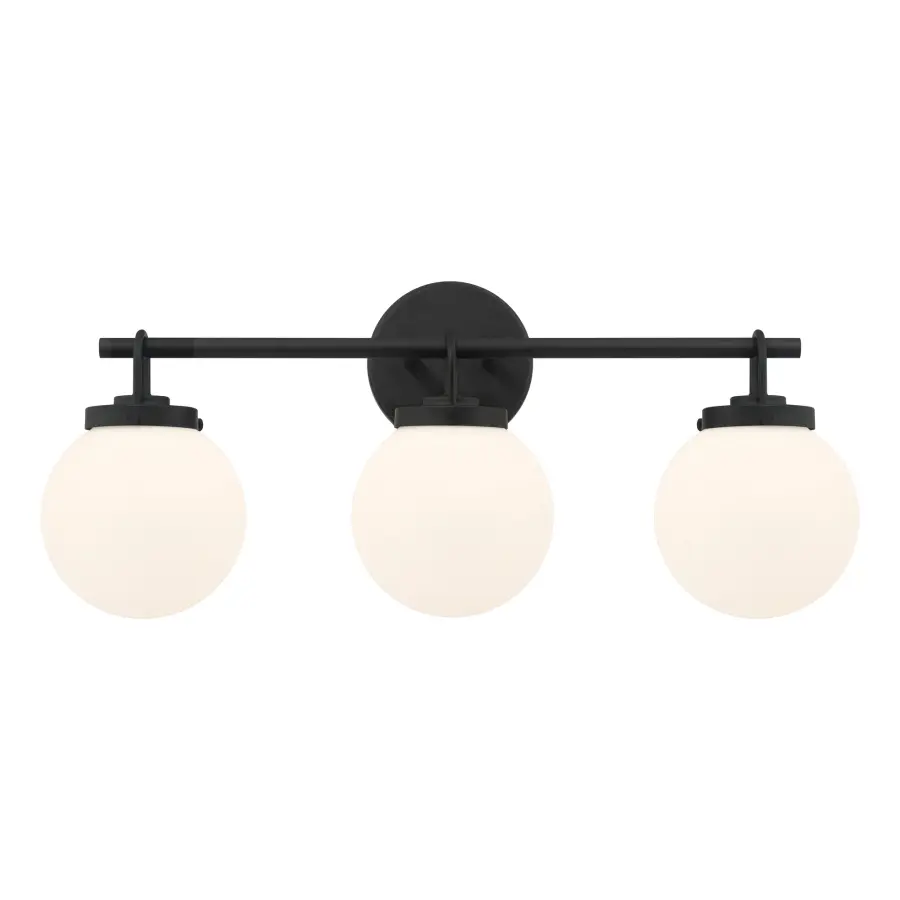 Ortesa 24" 3-Light Vanity in Dark Matte Black - Image 10