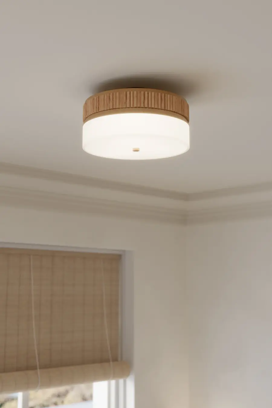 Nebri 15" 3-Light Semi-Flush Mount in Legacy Brass - Image 3