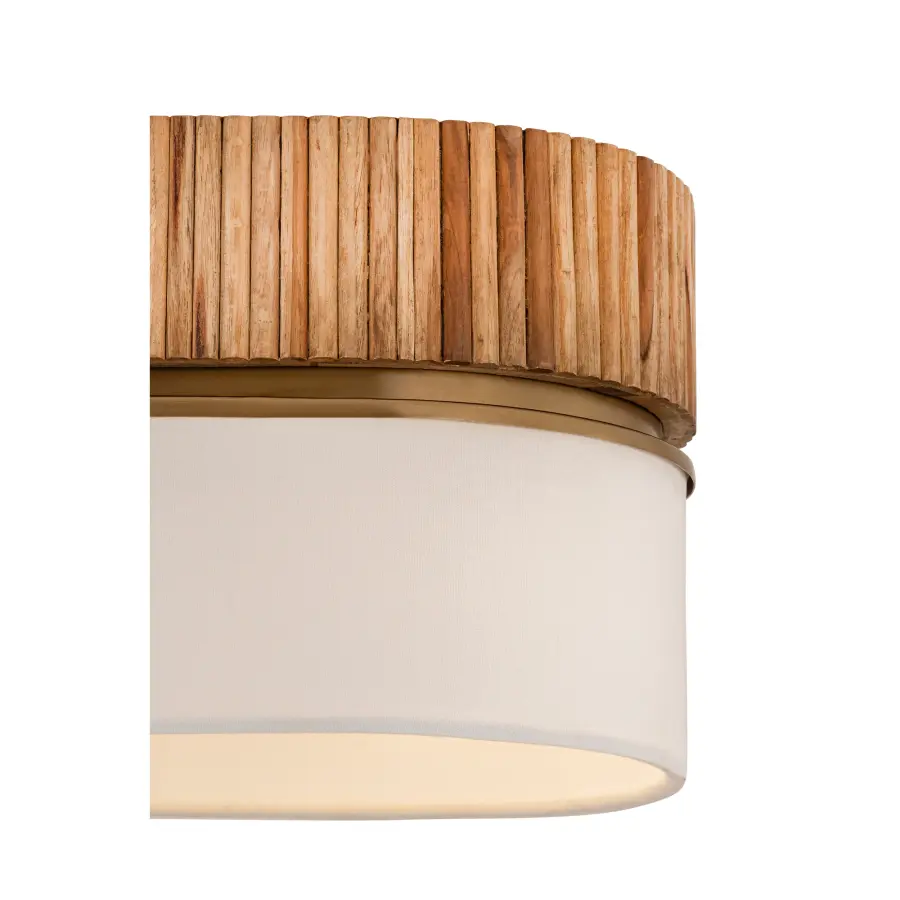 Nebri 42.5" 5-Light Linear Chandelier in Legacy Brass - Image 6