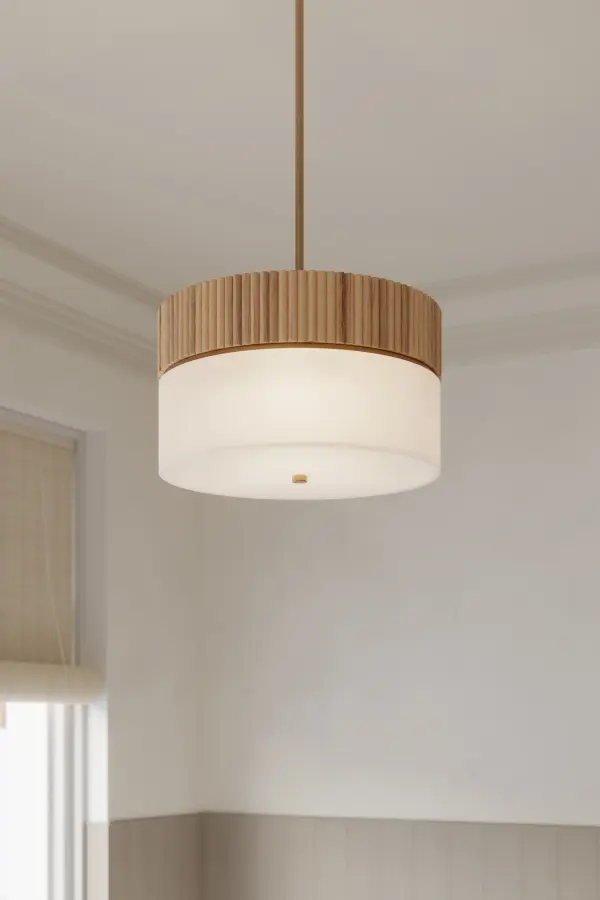 Nebri 18" 2-Light Pendant in Legacy Brass - Image 4