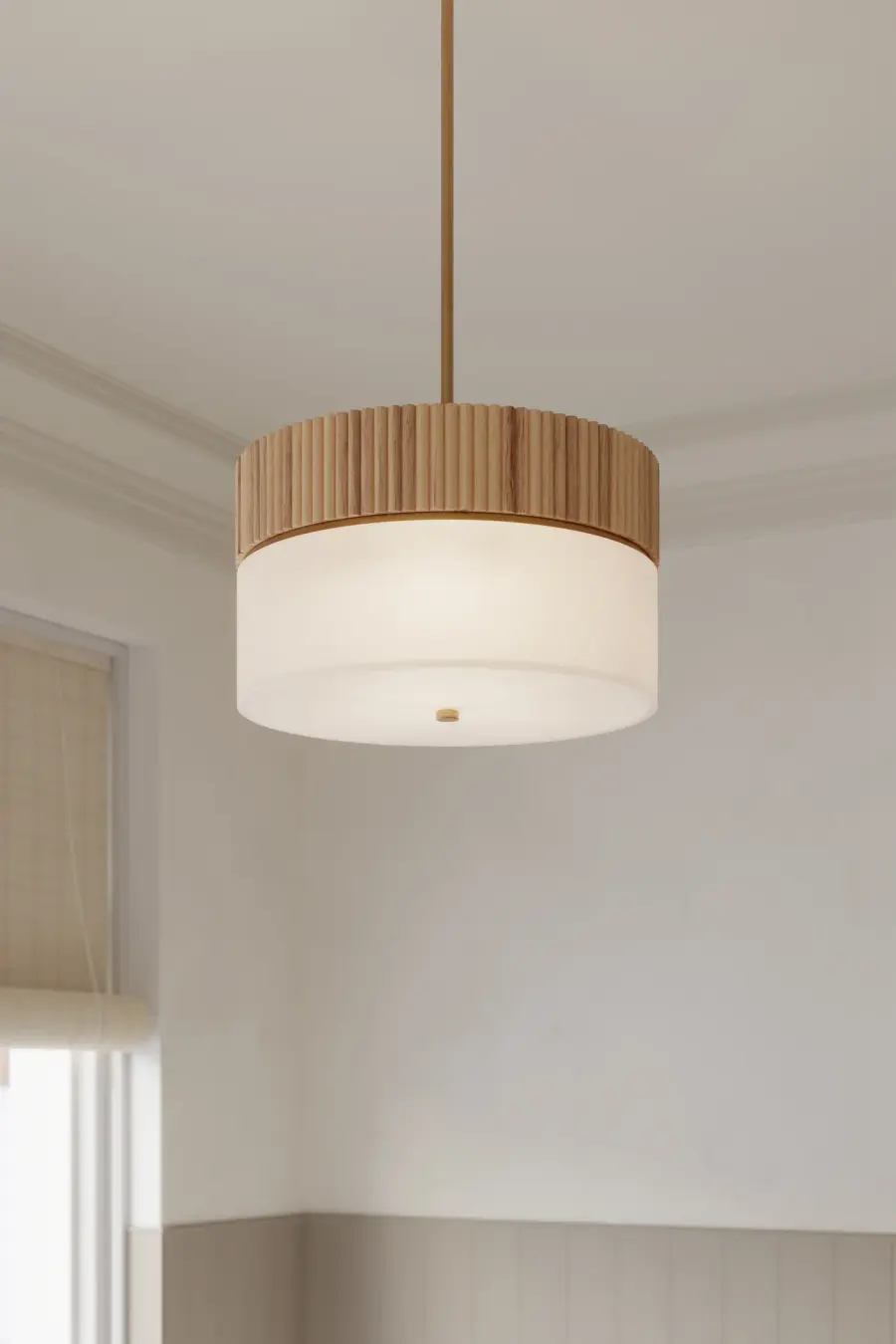 Nebri 18" 2-Light Pendant in Legacy Brass - Image 4