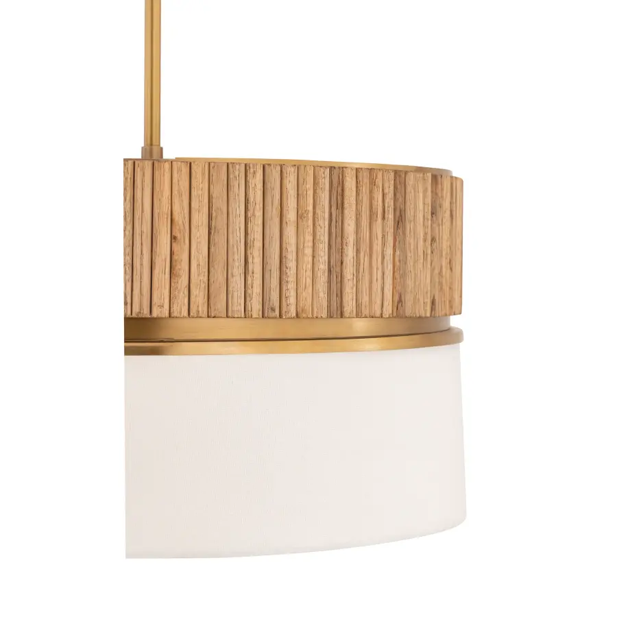 Nebri 18" 2-Light Pendant in Legacy Brass - Image 6