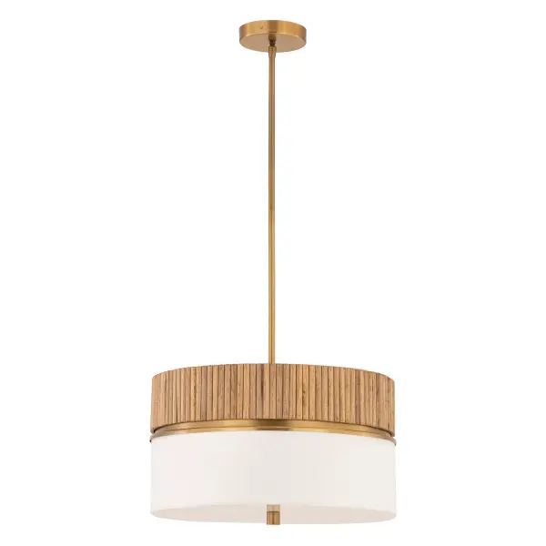 Nebri 18" 2-Light Pendant in Legacy Brass - Image 9