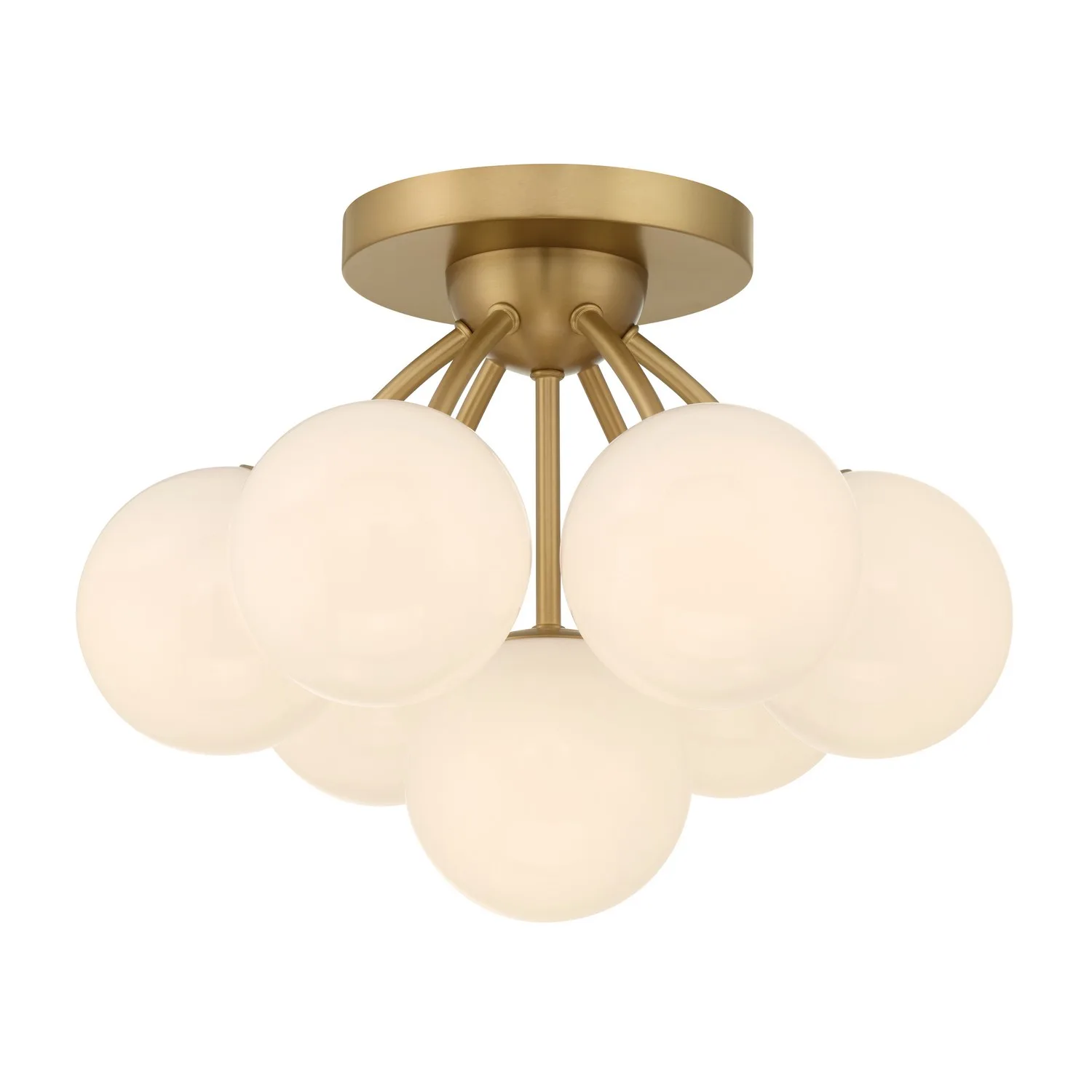 Lunara 18.25" 7-Light Semi-Flush Mount