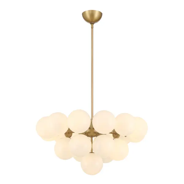 Lunara 28" 19-Light Convertible Chandelier - Image 11