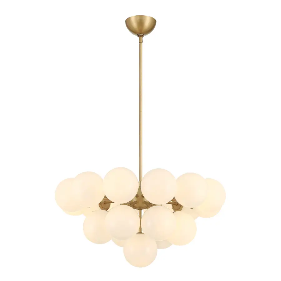 Lunara 28" 19-Light Convertible Chandelier - Image 11