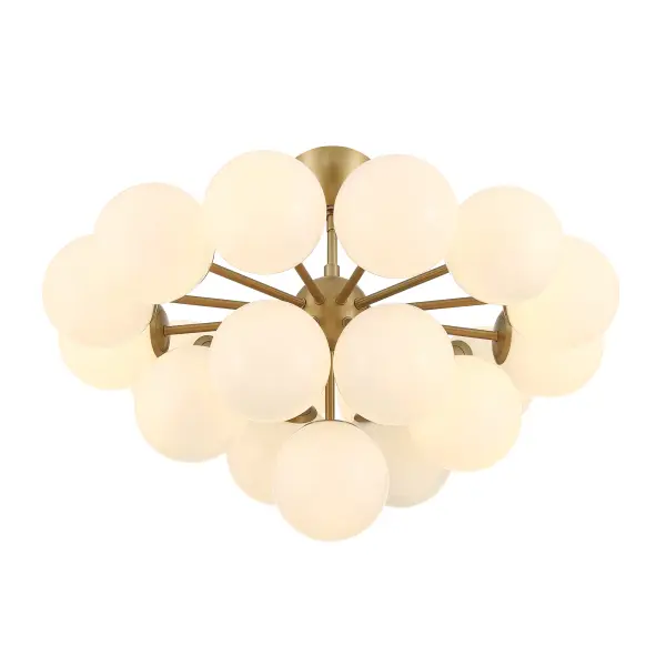 Lunara 28" 19-Light Convertible Chandelier - Image 13