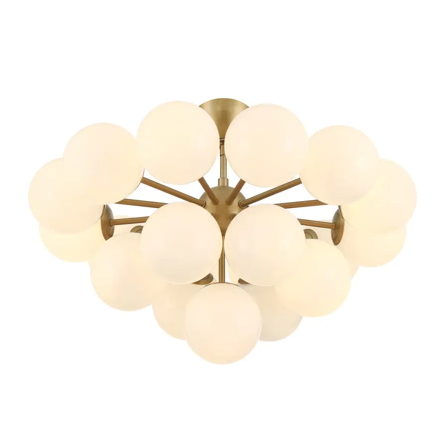 Lunara 28" 19-Light Convertible Chandelier - Image 13