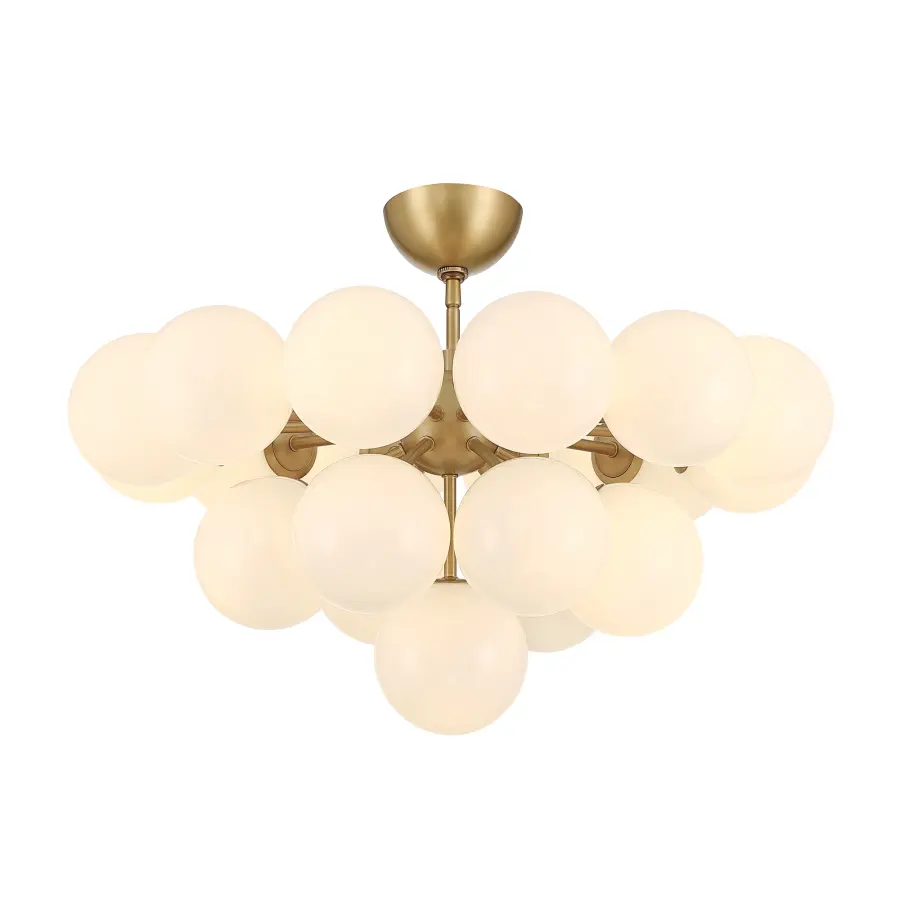 Lunara 28" 19-Light Convertible Chandelier - Image 14