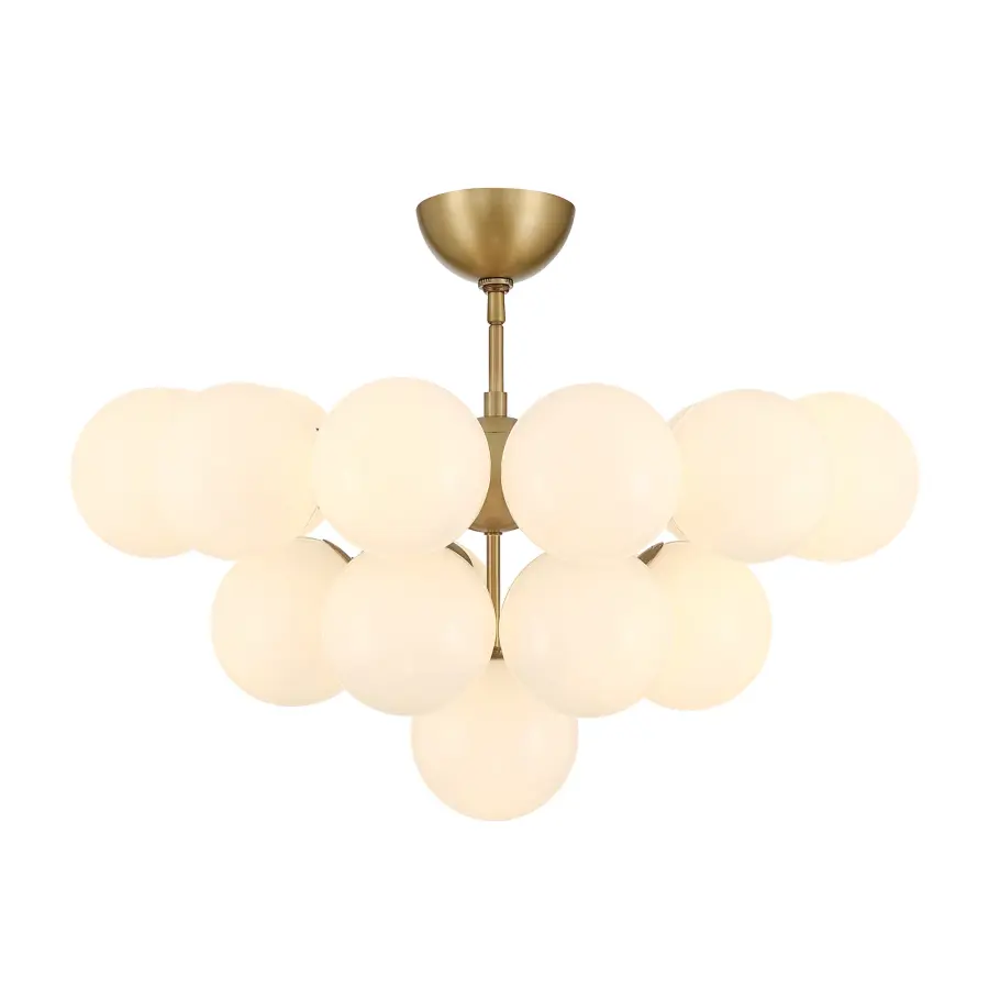Lunara 28" 19-Light Convertible Chandelier - Image 15