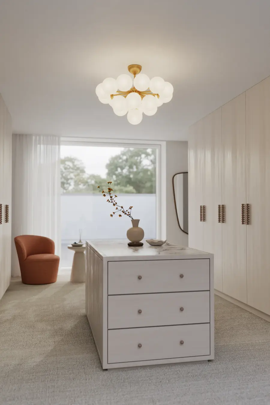 Lunara 28" 19-Light Convertible Chandelier - Image 3