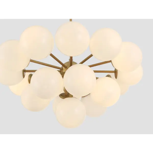 Lunara 28" 19-Light Convertible Chandelier - Image 6