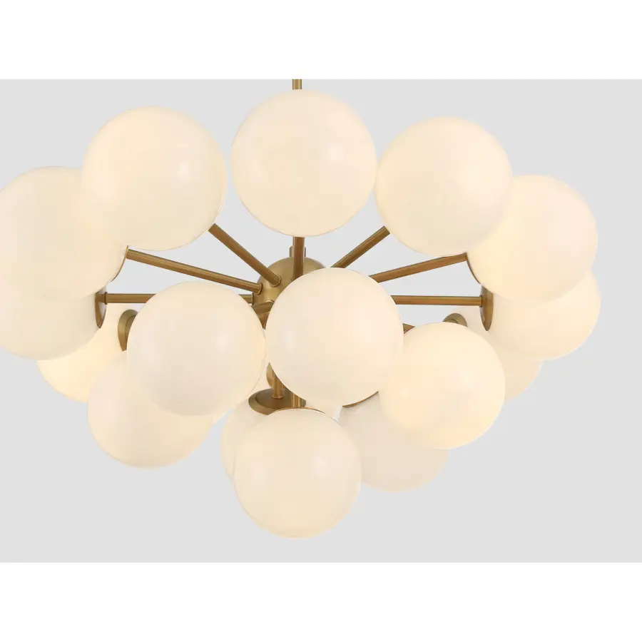 Lunara 28" 19-Light Convertible Chandelier - Image 6