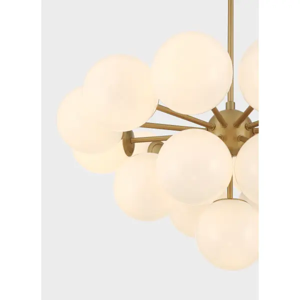 Lunara 28" 19-Light Convertible Chandelier - Image 7