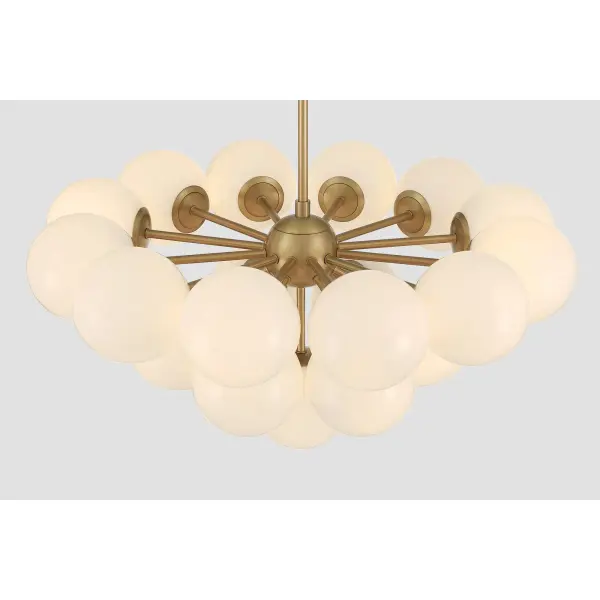 Lunara 28" 19-Light Convertible Chandelier - Image 8