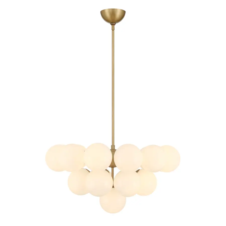 Lunara 28" 19-Light Convertible Chandelier - Image 9