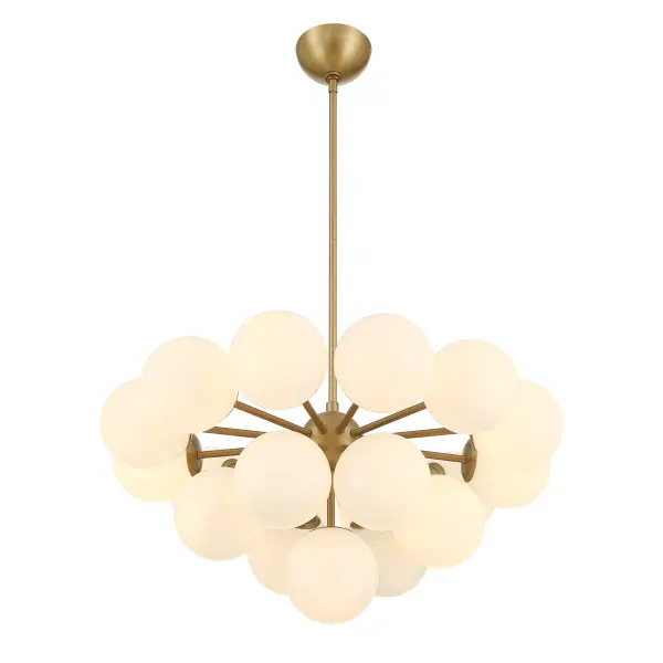 Lunara 28" 19-Light Convertible Chandelier - Image 10