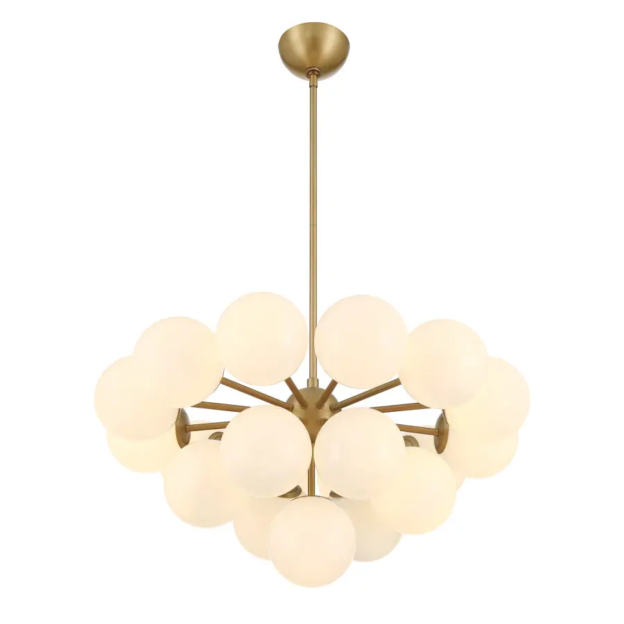 Lunara 28" 19-Light Convertible Chandelier - Image 10