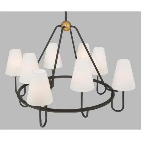 Bellforge 38" 8-Light Pendant - Image 6