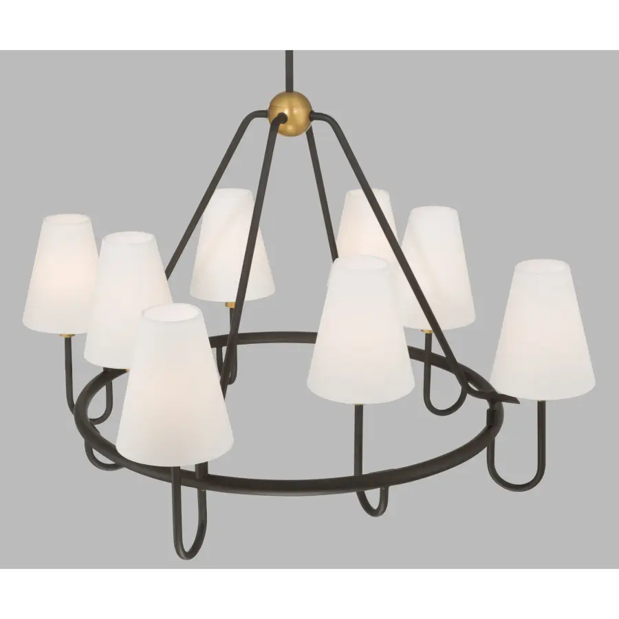 Bellforge 38" 8-Light Pendant - Image 6