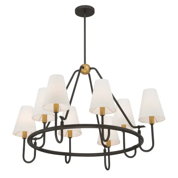 Bellforge 38" 8-Light Pendant - Image 8