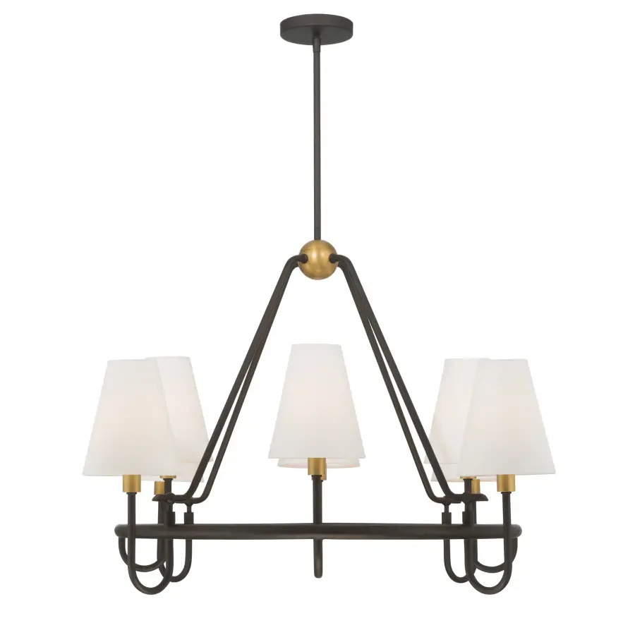 Bellforge 38" 8-Light Pendant - Image 10