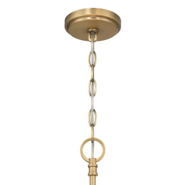 Molvene 33" 5-Light Chandelier in Legacy Brass - Image 5