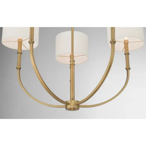Molvene 33" 5-Light Chandelier in Legacy Brass - Image 8