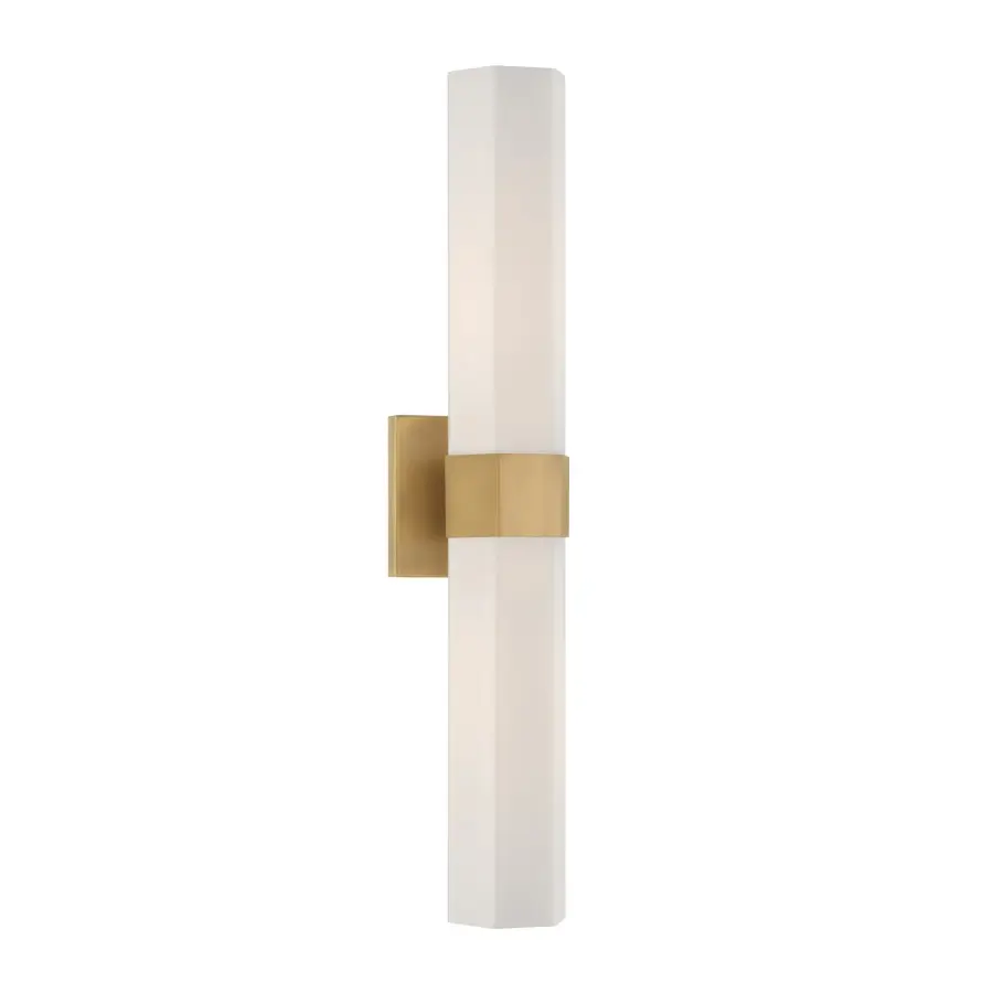 Delgada 24" 2-Light Bath Bar in Legacy Brass - Image 1