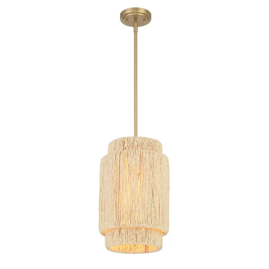 Caviana 1 Light Pendant in Signature Brass - Image 3
