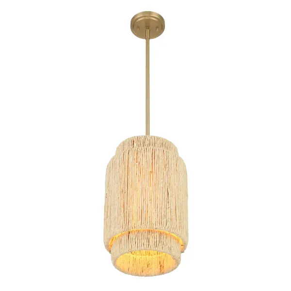 Caviana 1 Light Pendant in Signature Brass - Image 4