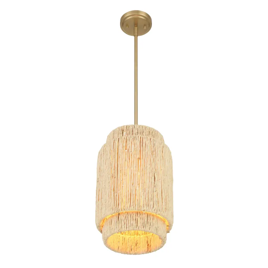 Caviana 1 Light Pendant in Signature Brass - Image 4