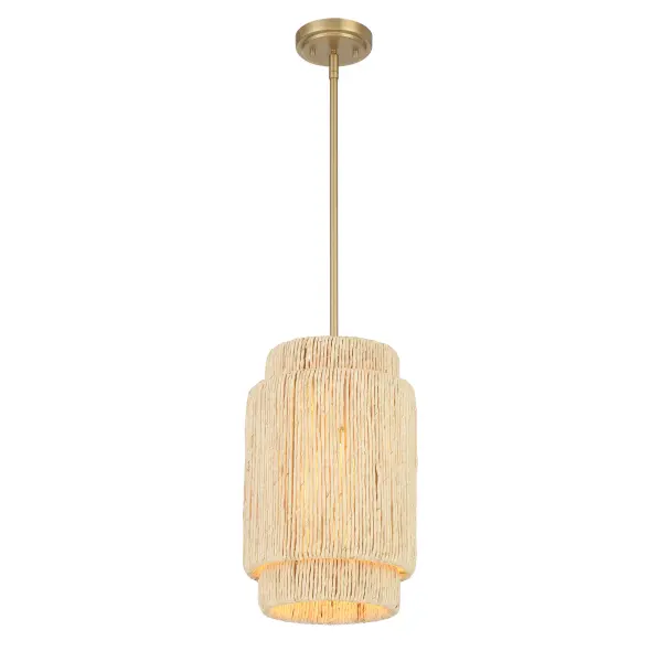 Caviana 1 Light Pendant in Signature Brass - Image 5