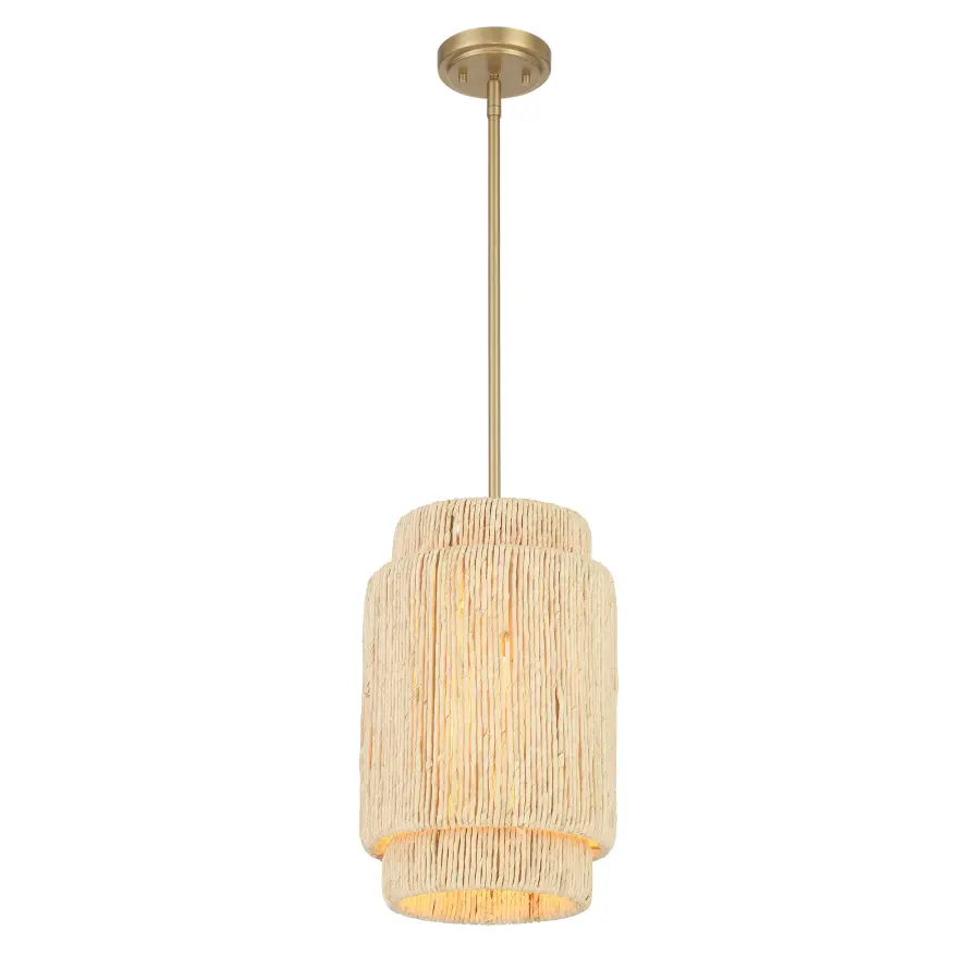 Caviana 1 Light Pendant in Signature Brass - Image 5