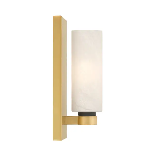 Wexmere 11" Wall Sconce in Legacy Brass and Dark Matte Black - Image 3