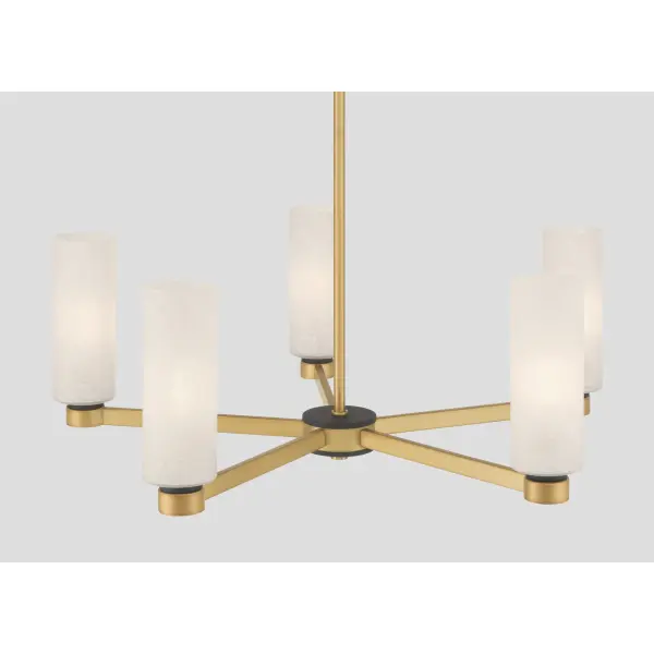 Wexmere 26" 5-Light Chandelier in Legacy Brass - Image 5