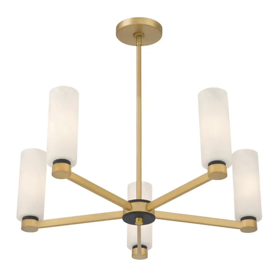 Wexmere 26" 5-Light Chandelier in Legacy Brass - Image 7
