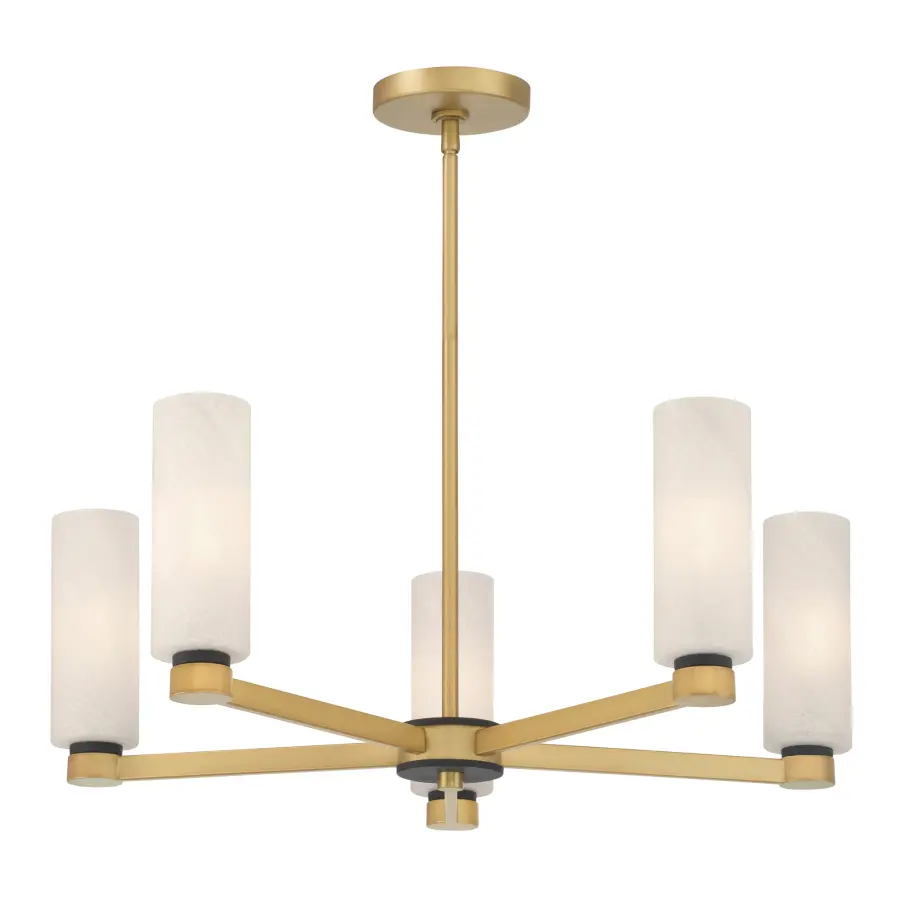 Wexmere 26" 5-Light Chandelier in Legacy Brass - Image 8
