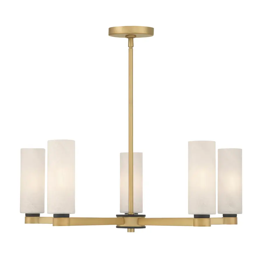 Wexmere 26" 5-Light Chandelier in Legacy Brass - Image 9
